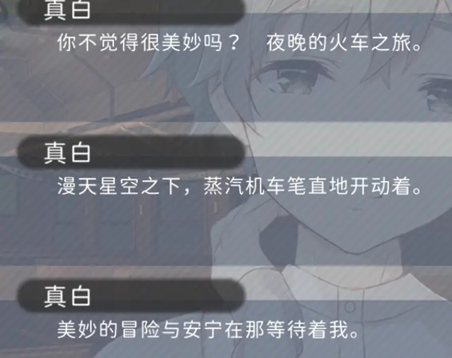 【神秘杂谈（galgame向）】星空列车与白的旅行——一场直面人生与生死的盛大的旅程